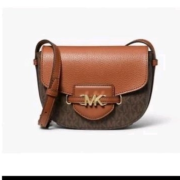 michael kors mk reed small saddle
