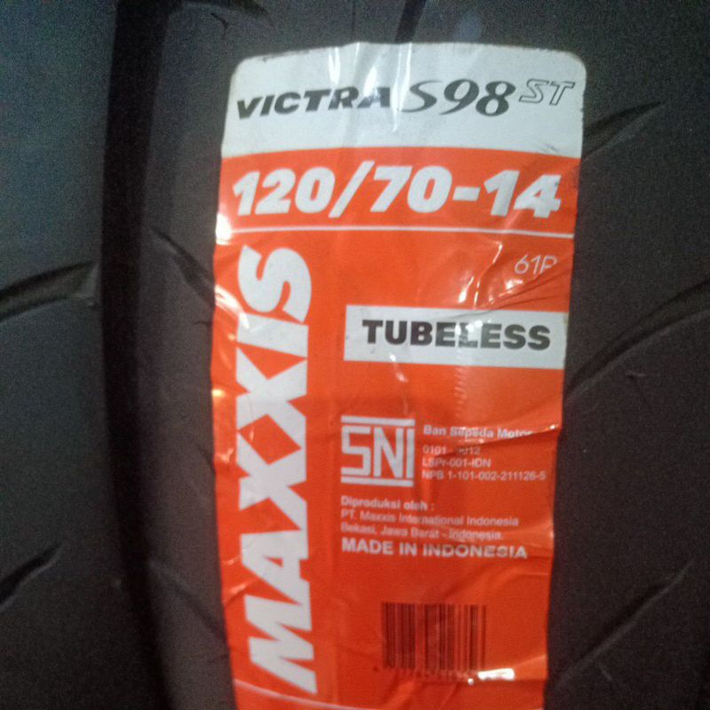 maxxis VICTRA 120/70-14 tubeless