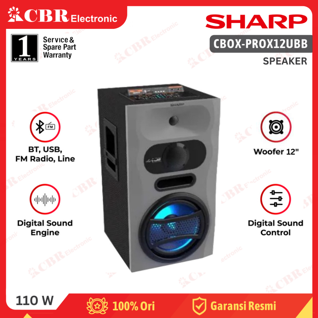 Speaker SHARP CBOX-PROX12UBB