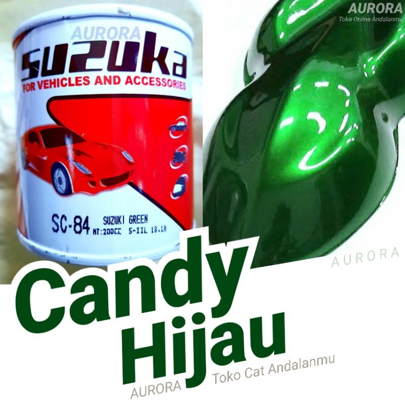 Cat Candy Hijau Ijo Suzuka Candytone Green Gren Susuka Cet Cendy Tone