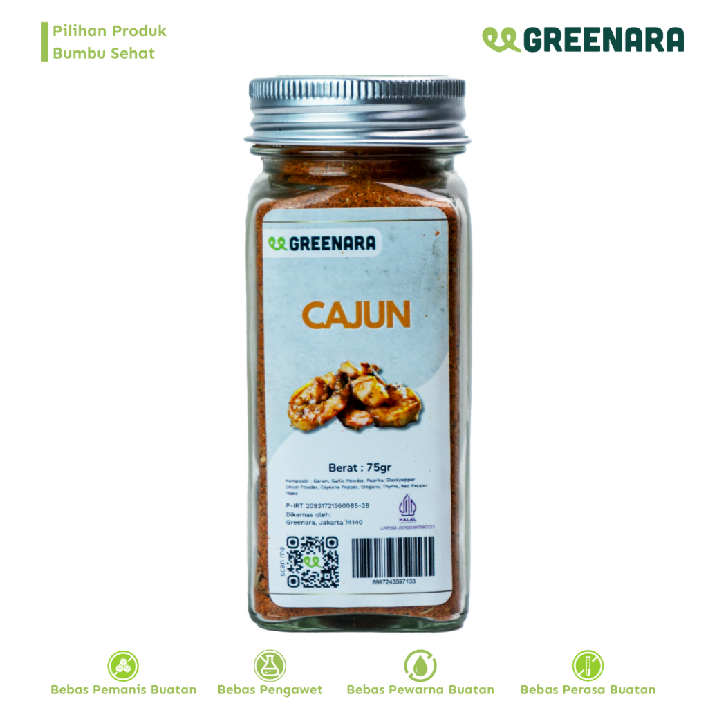 

Greenara - Cajun Seasoning Spice Mix 75gr
