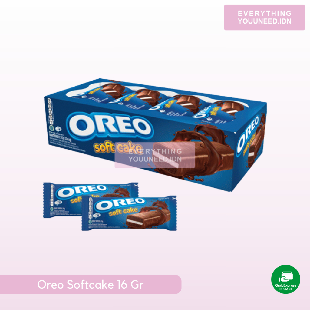 

Oreo Biskuit Soft Cake Bolu Coklat 16g