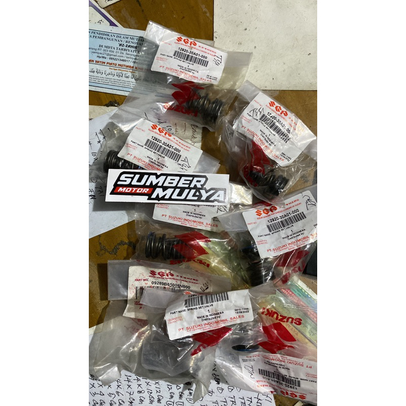 Per Klep 2Pcs Besar & Kecil Suzuki SHOGUN 110 SMASH  Spring Set Valve  Original SGP