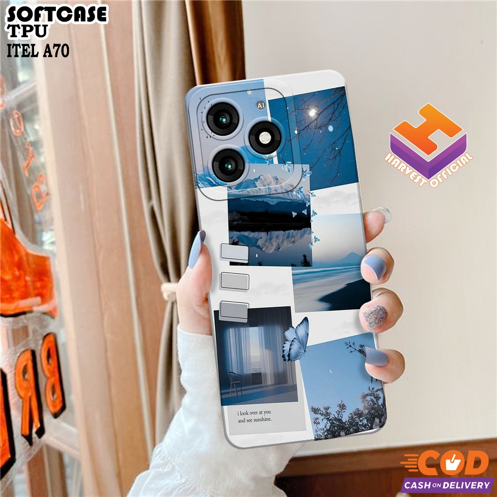 Case Itel A70 2023 Softcase  Itel A70 2023 Casing Itel A70 2023  Kesing  Itel A70 2023 Silikon Hp Ca