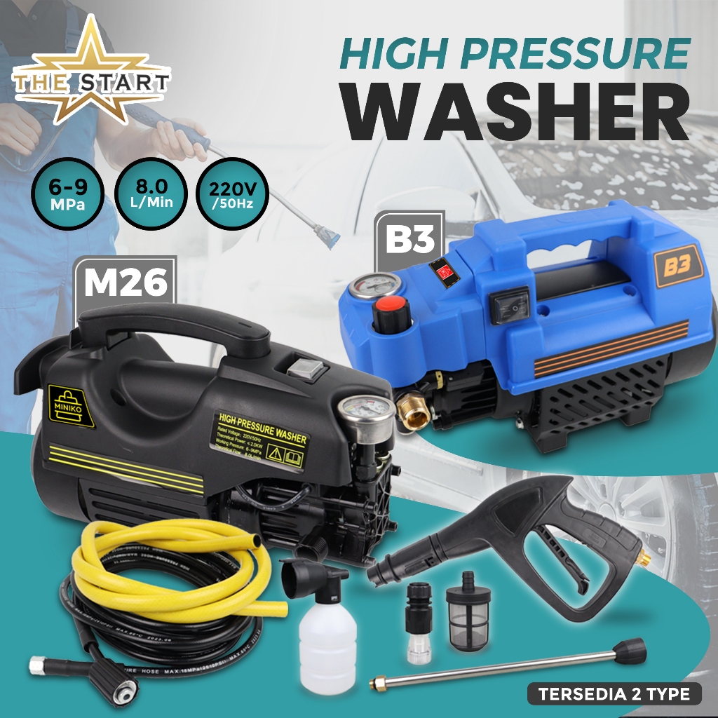 Pressure Washer Mesin Steam Cuci Motor dan Mobil Jet Cleaner M26 Jet Steam