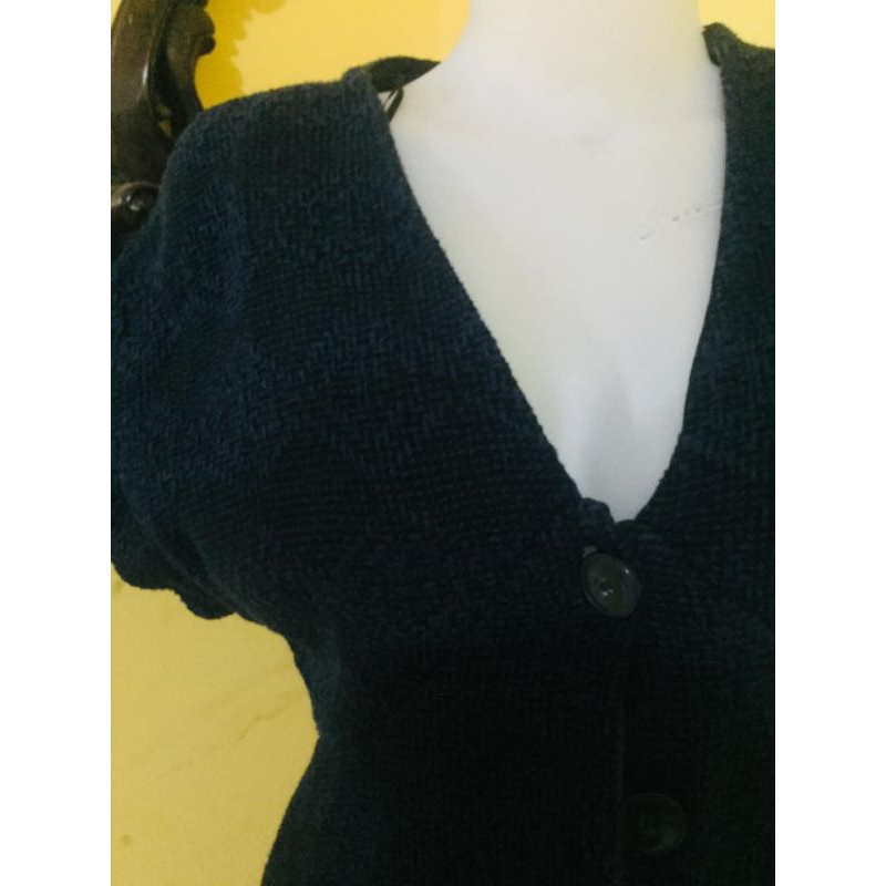 Tweed dress trf  navy zara