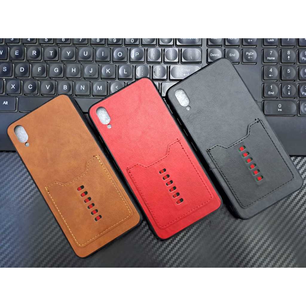Soft Case Xiaomi Redmi 8A Redmi 9A Redmi 9 Casing Leather Card Slot