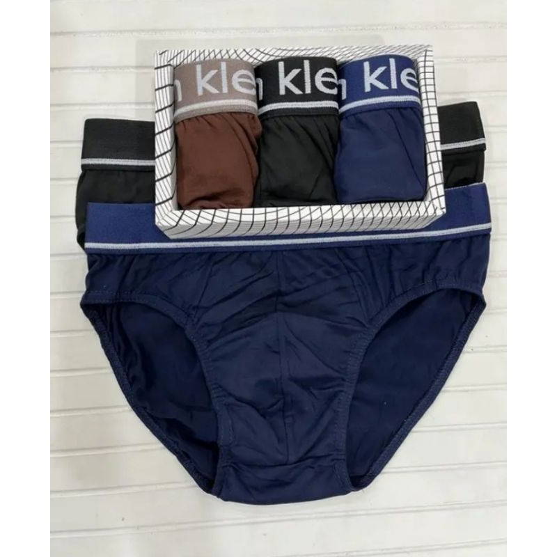Celana Dalam Pria Cavin Kevin 1 pack isi 3 pcs polos Remaja Dewasa
