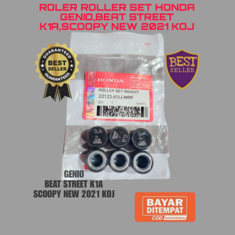 ROLLER SET roller Honda Genio,Beat Street KIA,Beat Deluxe, Scoopy New 2021