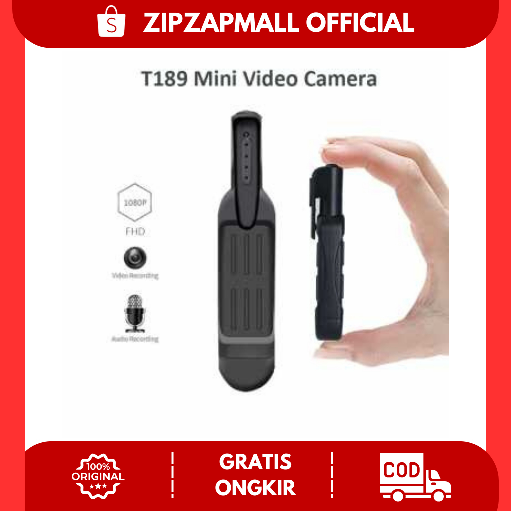 Kamera Pengintai Spy Camera Bentuk Pulpen Clip 1080P / Kamera Cctv Pengintai Kecil Kamera Kecil Tanp