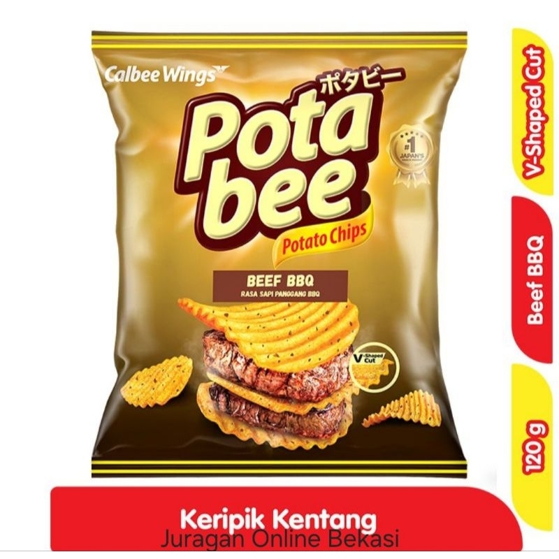 

POTABEE POTATO CHIPS BARBEQUE BEEF [120gr]