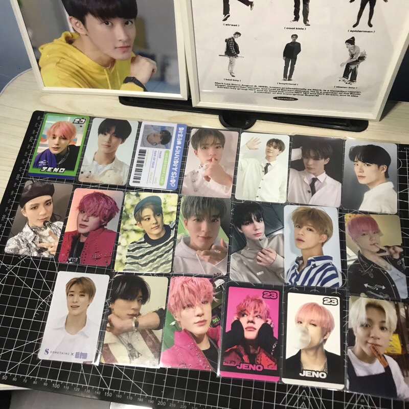 OFFICIAL PC JENO NCT DREAM GLITCH MODE FCMM LUCKY DRAW ROUND 1 LENTI TRADING CARD SELCA BEATBOX HELL
