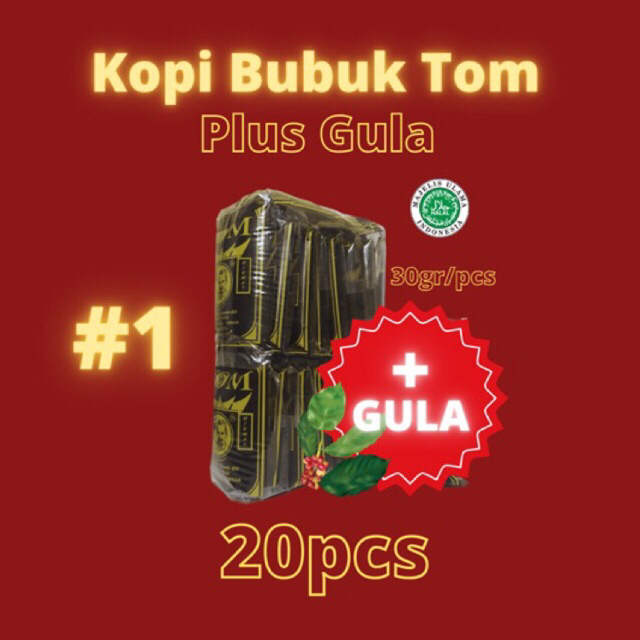 

Kopi Bubuk Tom Plus GULA