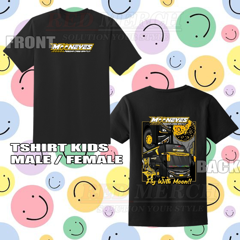 baju kaos anak custom bus mania Mooneyes Santuy jet bus 3 baju bis telolet Basuri