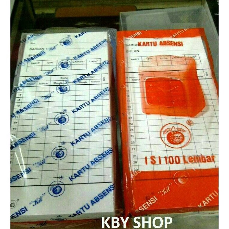

Ready KARTU ABSENSI ISI 1 LEMBAR GROSIR TERMURAH