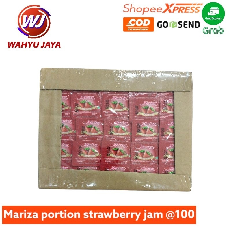 

Marizza portion strawberry jam @100