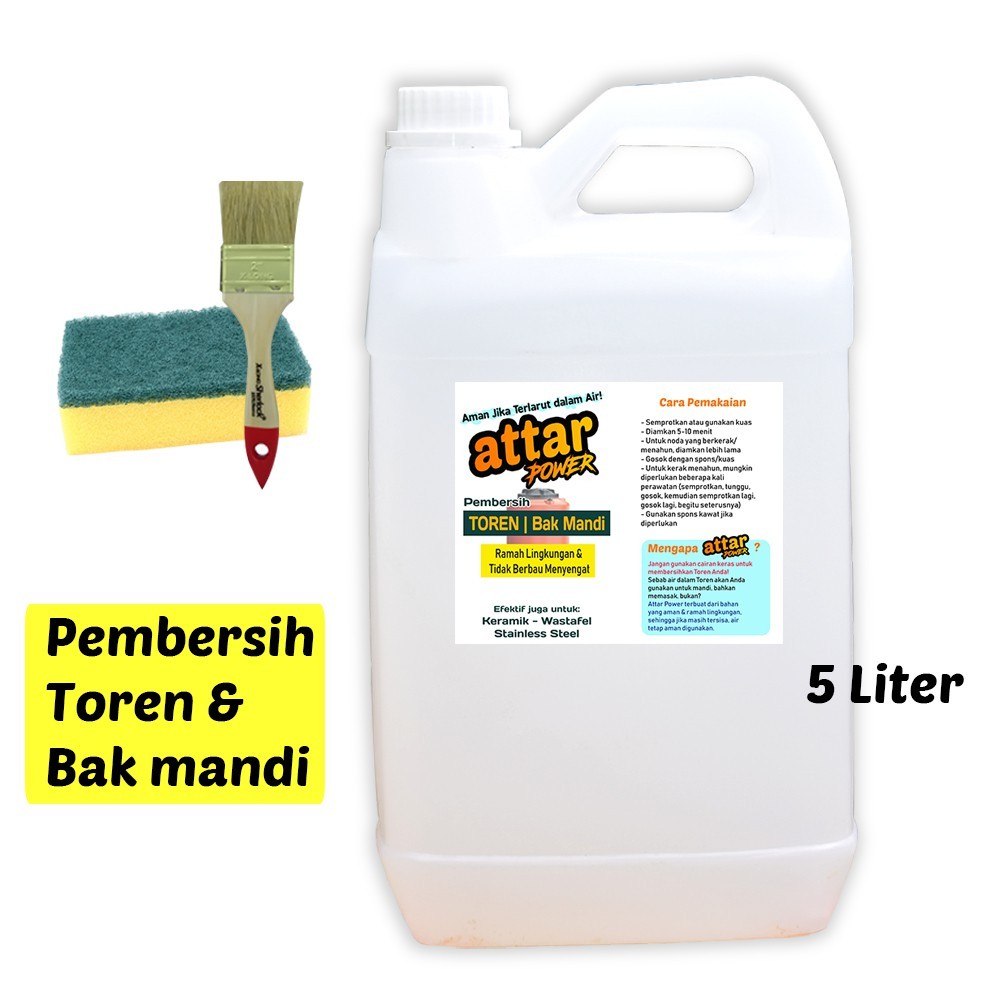 Pembersih Toren 5 Liter - Toren Air, Pembersih Bak Mandi