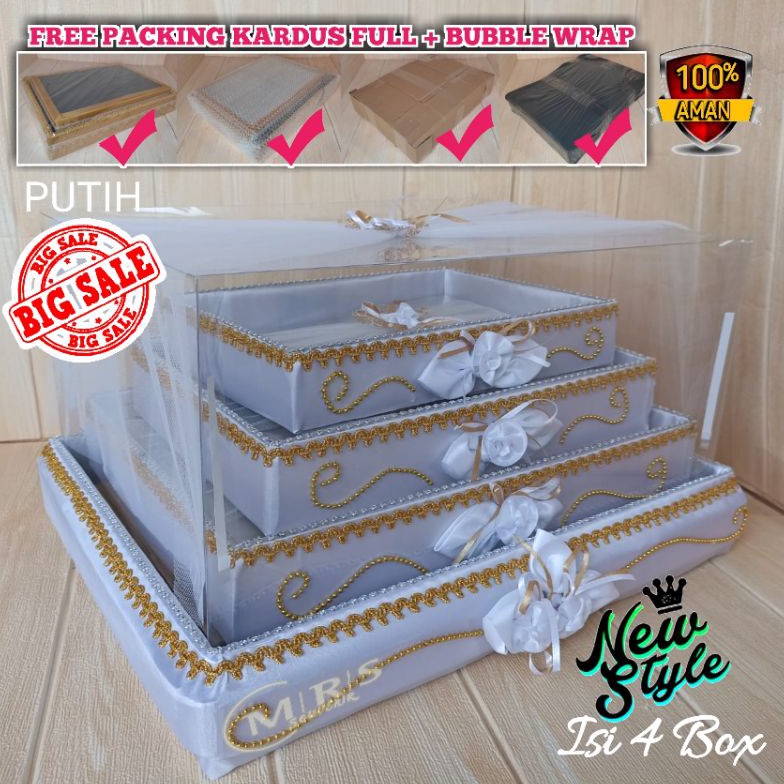 

Laris BOX KOTAK HANTARAN SESERAHAN PERNIKAHAN ISI 4 96