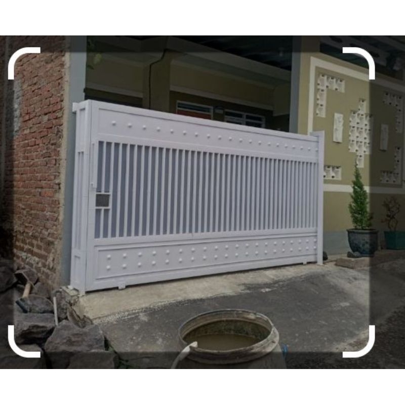 pagar minimalis modern