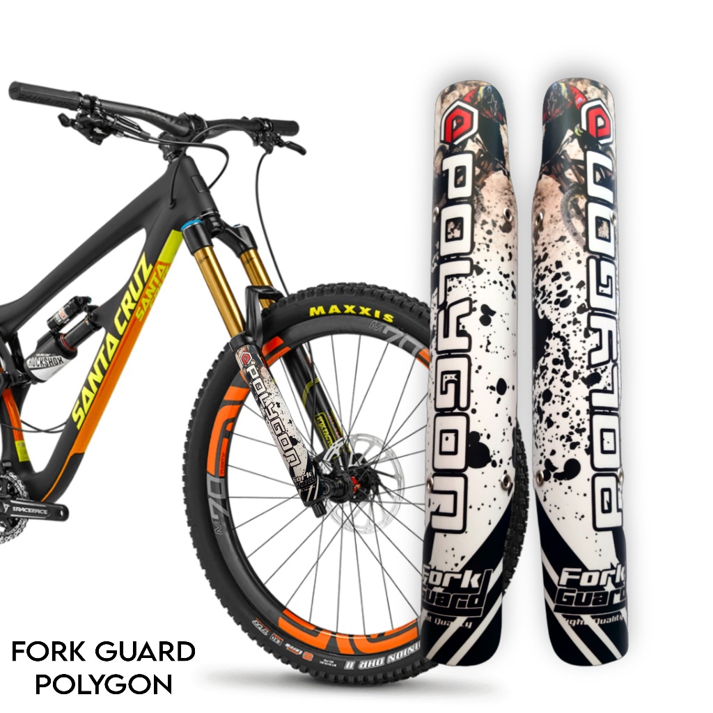 Promo Akesoris sepeda  Fork guard sepeda Polygon mtb - Fork gurad - Pelindung fork sepeda