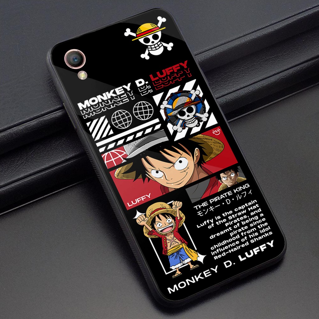 CASE OPPO A37 / A37F - Casing Oppo A37 / A37F - ( One Piece Aesthetic ) - Case 2D Glosy - Case Hp - 