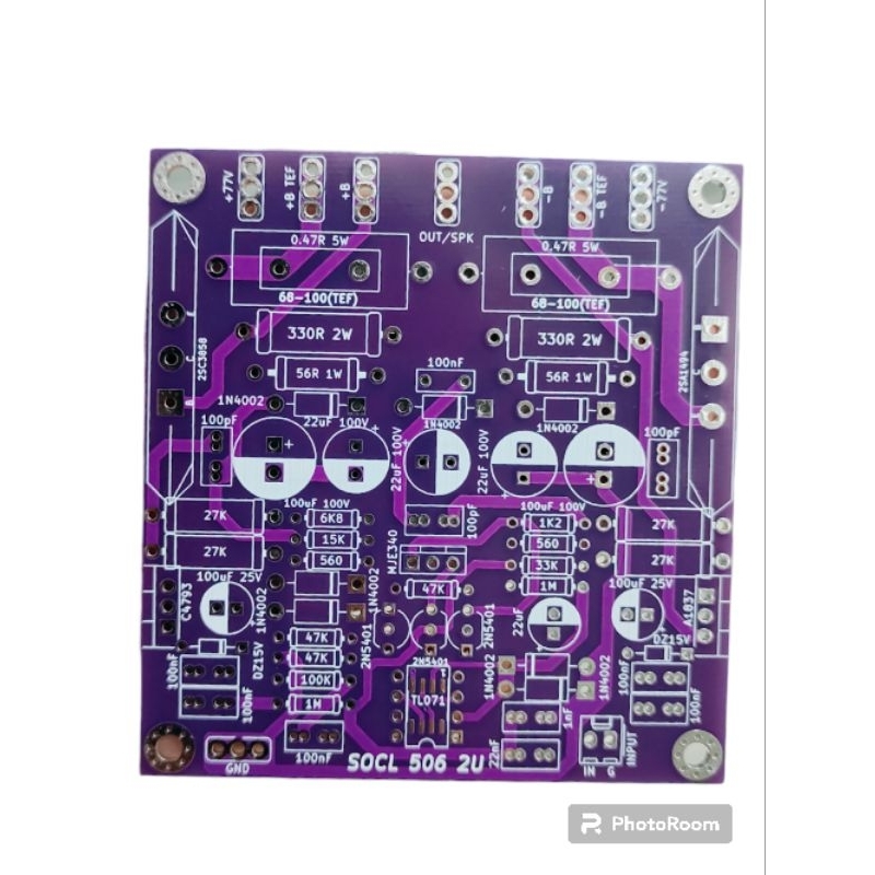 PCB SOCL 506 Amp 2U double layer