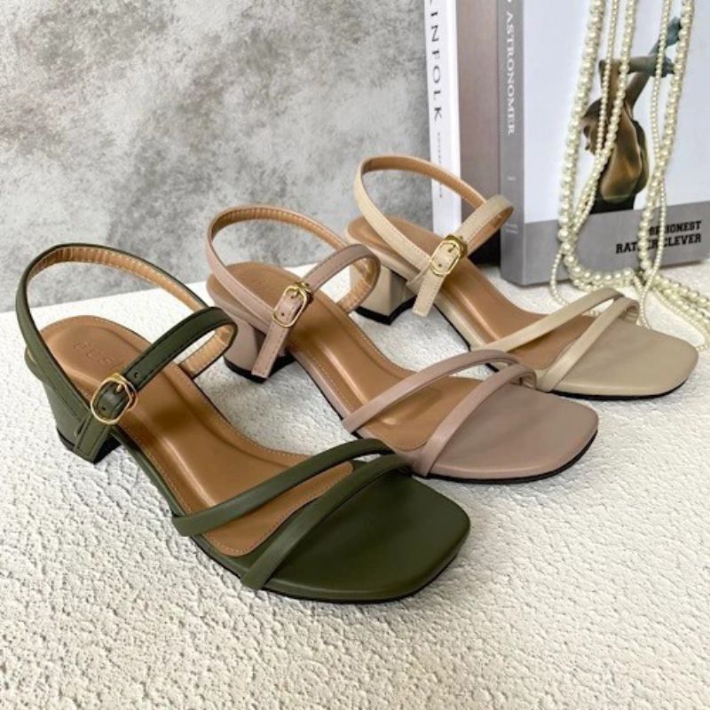 PROMO SALE SEPATU HEELS WANITA, SANDAL HEELS WANITA HAK TAHU 5CM FLADEO ORI