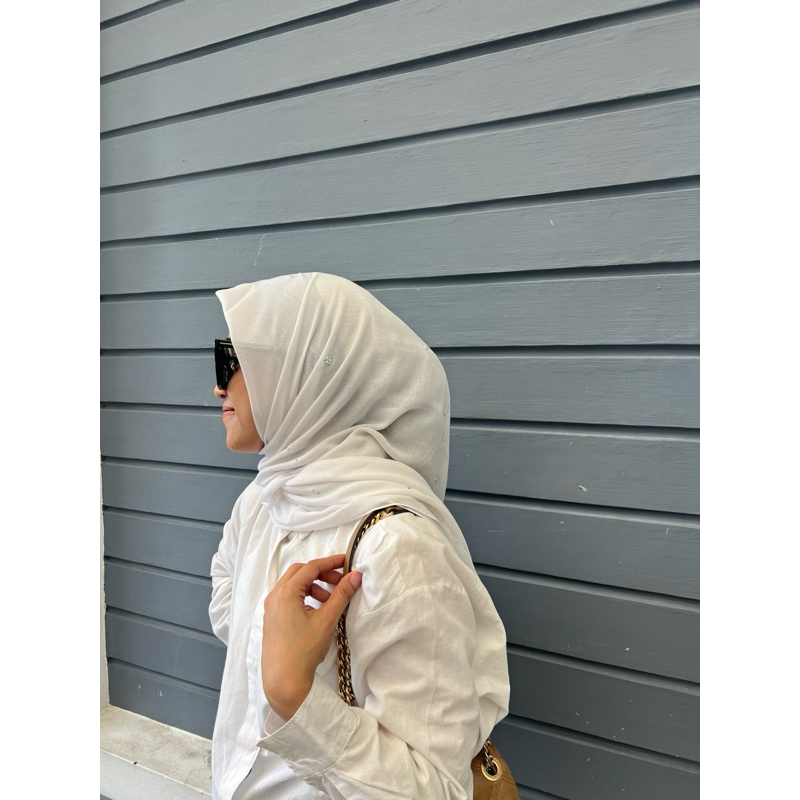 Jilbab paris Cotton premium Malay Grosir