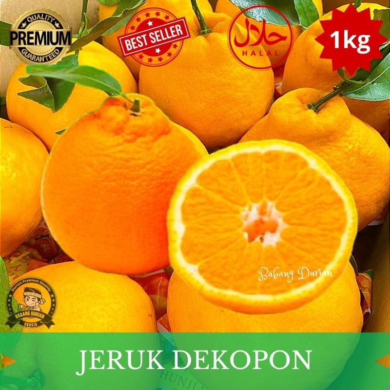 

JERUK DEKOPON JERUK SUMO 1KG JERUK JEPANG JERUK SULTAN MANIS KAYA AKAN VITAMIN C