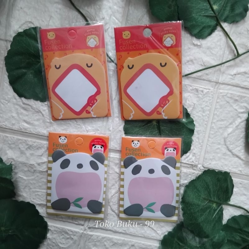 

Sticky notes - tempelan kertas catatan - tempel kertas lucu seri hewan
