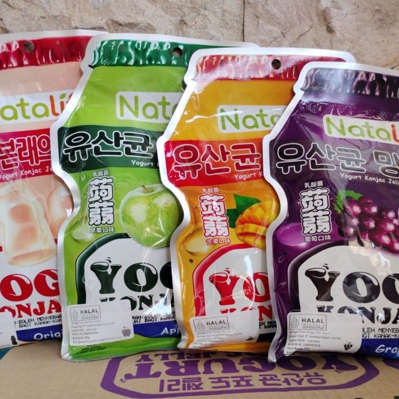 

CODEBARANG596SGF NATALIFE YOGURT KONJAC JELLY KOREA15 PCS 12