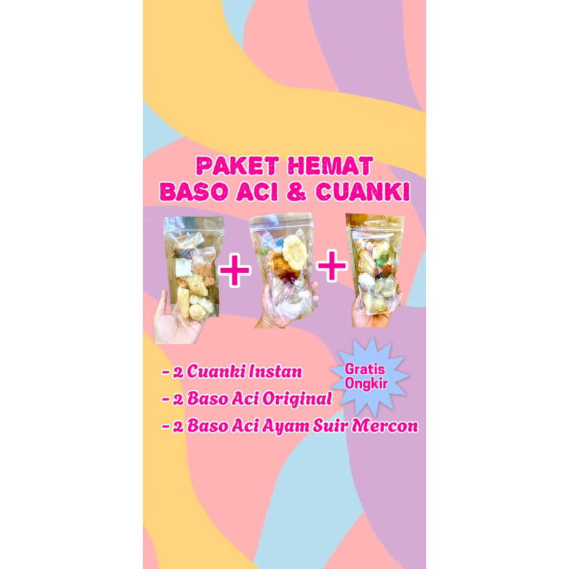 

PAKET HEMAT CUANKI INSTAN DAN BASO ACI || CECEU.MILAN_