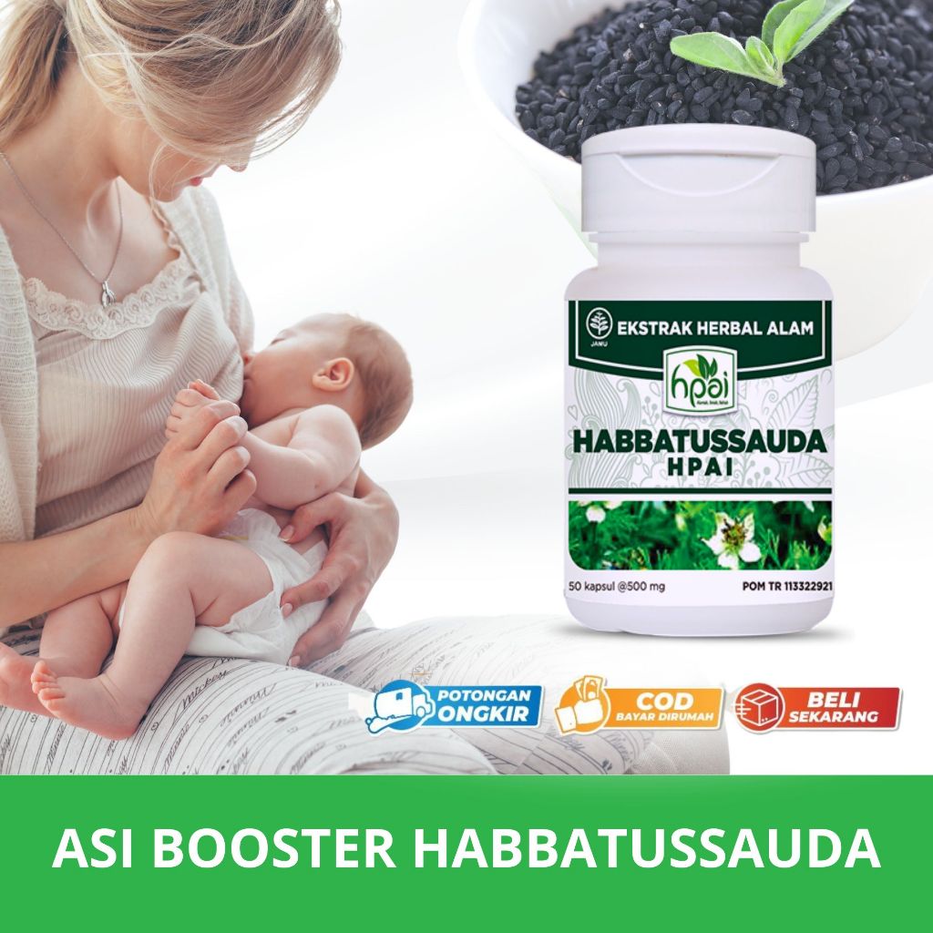 ASI BOOSTER SUPLEMEN PELANCAR ASI HABBATUSSAUDA