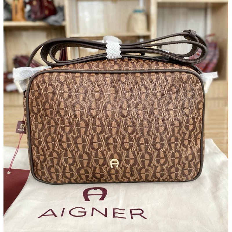 BARU NEW tas aigner ilona fango camera bag