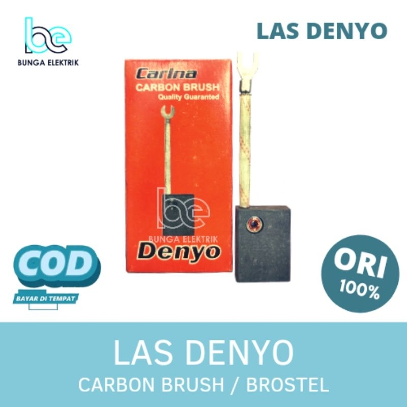 Carbon Brush Kulboster Arang Mesin Dinamo Las Denyo JW230 JW 230