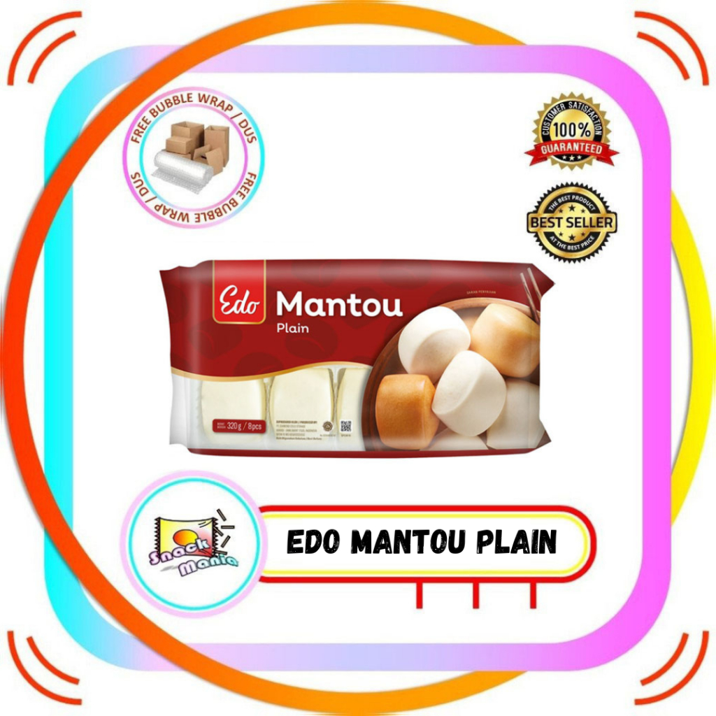 

Edo Mantou Plain Frozen ~ 320 gr Roti Sepan Beku