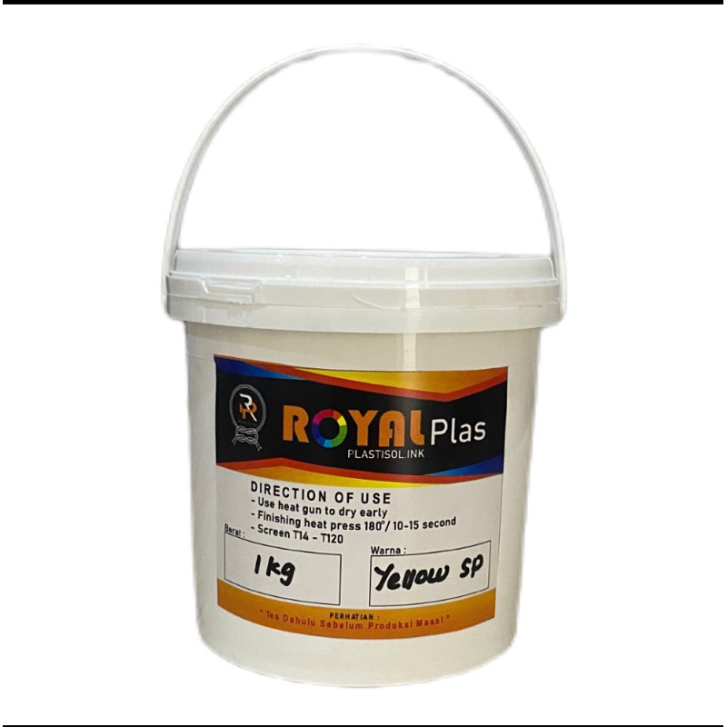 

Tinta Sablon ROYALPLAS Yellow SP @1 Kg