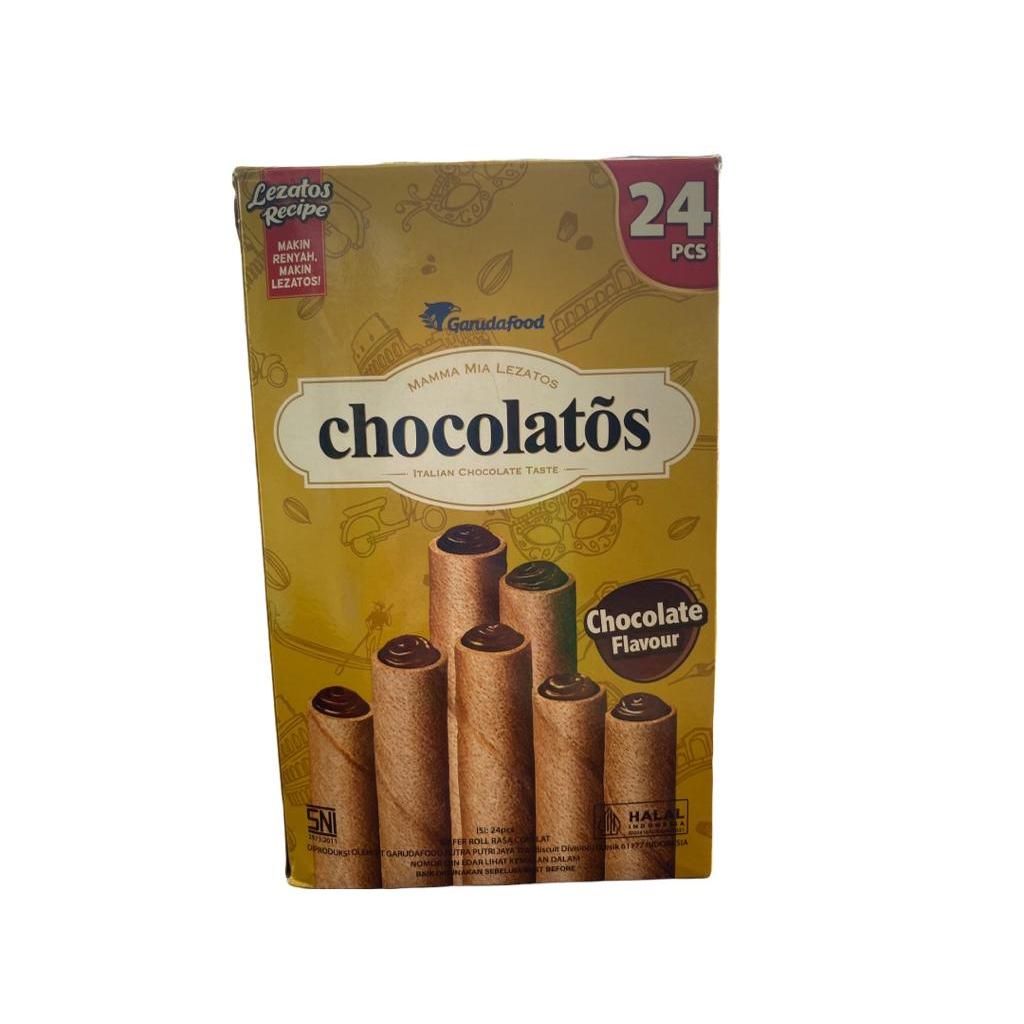 

Gery Chocolatos Wafer Cokelat Stick 1000 / 1 box isi 24pcs
