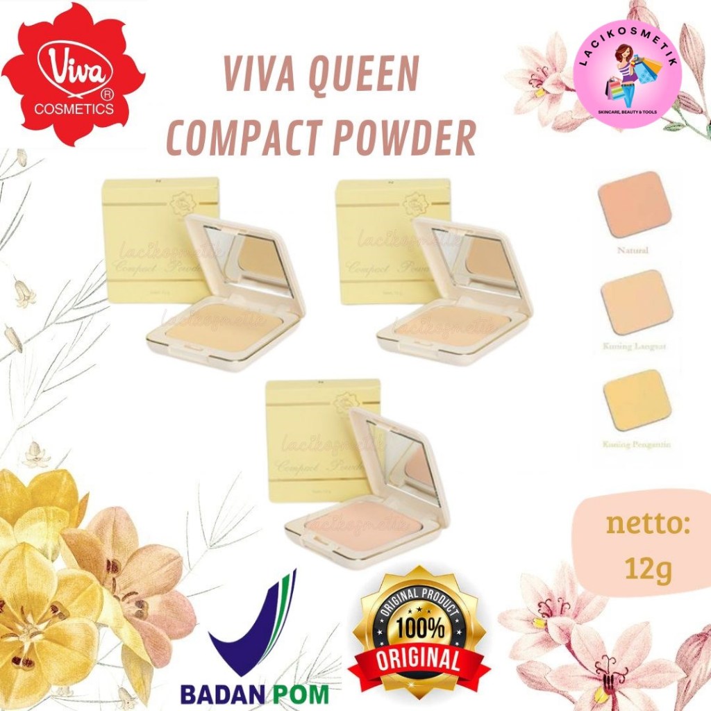 LACIKOSME VIVA QUEEN COMPACT POWDER | REFILL VIVA QUEEN COMPACT POWDER