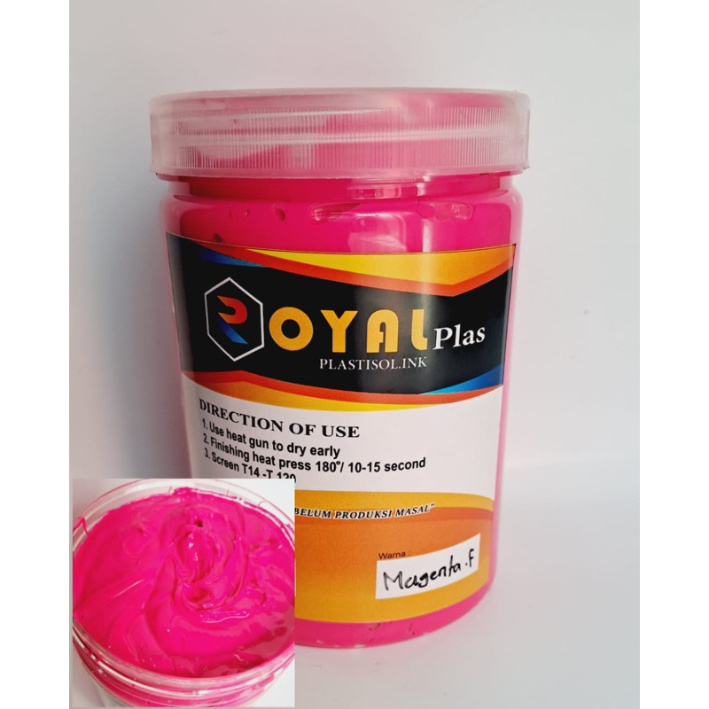 

Tinta Plastisol ROYALPLAS FL Magenta Eco @1Kg