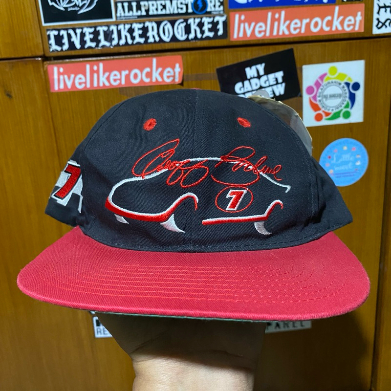 Nascar vintage 7 geoff bodine 6 panel cap