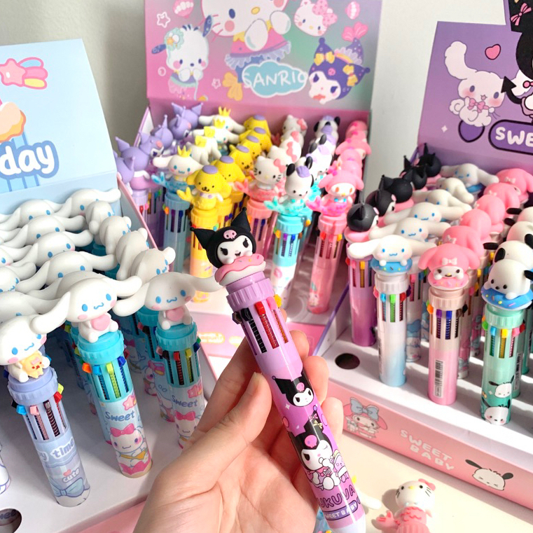 

[HARU] 10 Colours Sanrio Baby Pen Pulpen 0.7mm
