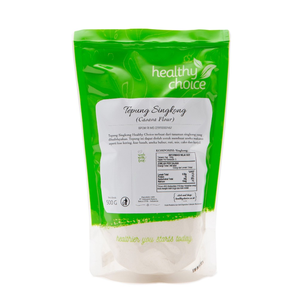 

Healthy Choice Tepung Singkong Natural 500 gr