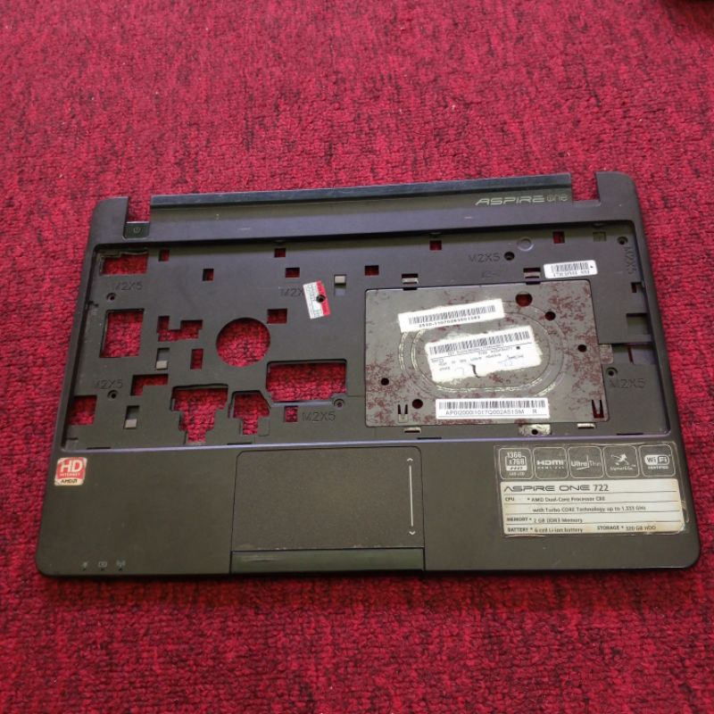 Casing Case Kesing Frame Keyboard Laptop Acer Aspire One 722