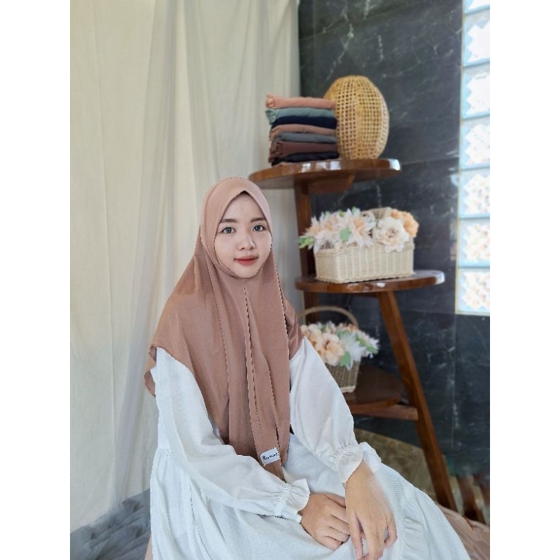 Hijab Bergo Dagu Fatimah - Khimar Penutup Dagu Malaysia