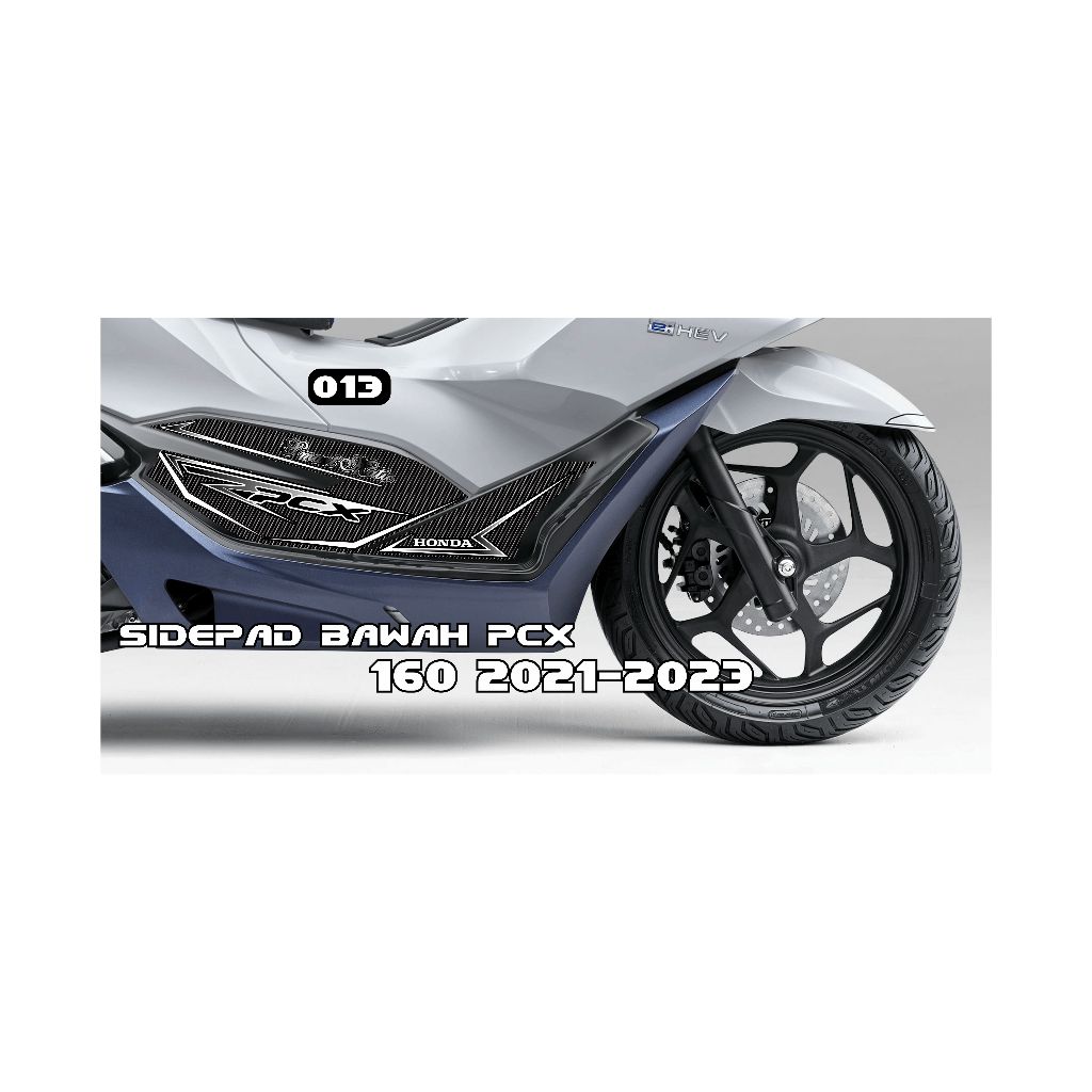 [BISA COD] Sidepad bawah pcx 160 2023 / decal pcx 160 / Sticker timbul pcx / Dek pad pcx / carbon pc