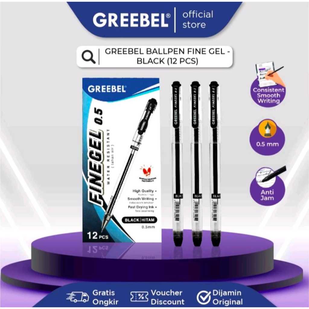 

PEN GREEBEL FINEGEL 0.5 MM 1 PACK 12 PCS