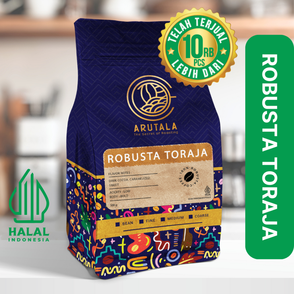 

ARUTALA Kopi Toraja Rantebua Robusta Coffee 1KG