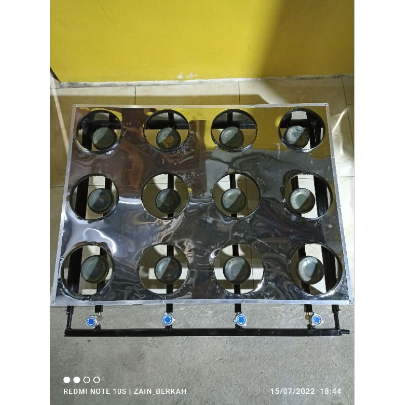 kompor serabi 12 tungku 4 keran