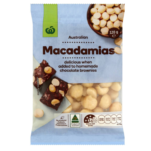 

Woolworths Macadamias 120g Australia